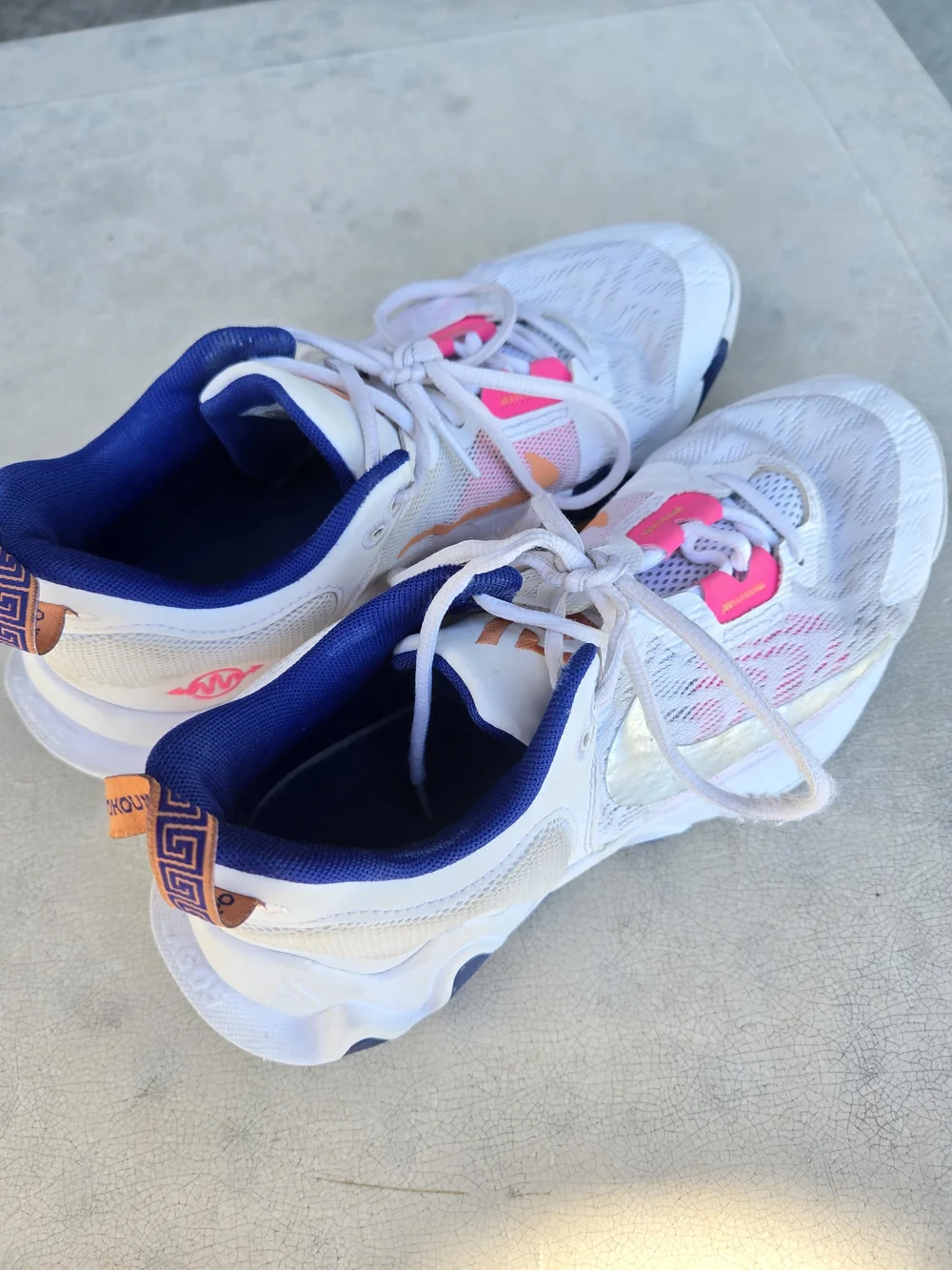 Nike Shoes Mens Giannis Immortality 2 White Deep Royal - Size 7.5